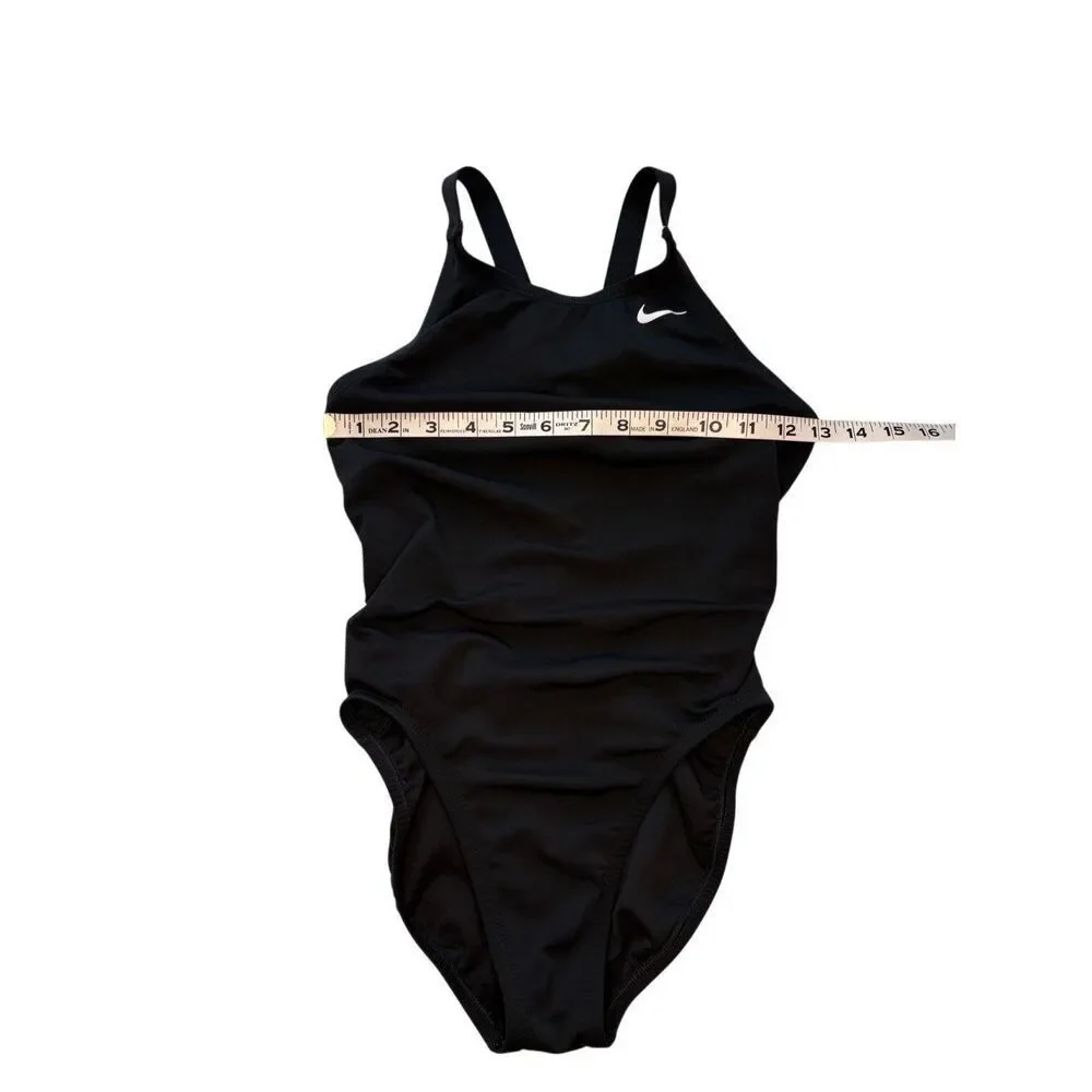 Nike Hydrastrong black one piece swimsuit - 4